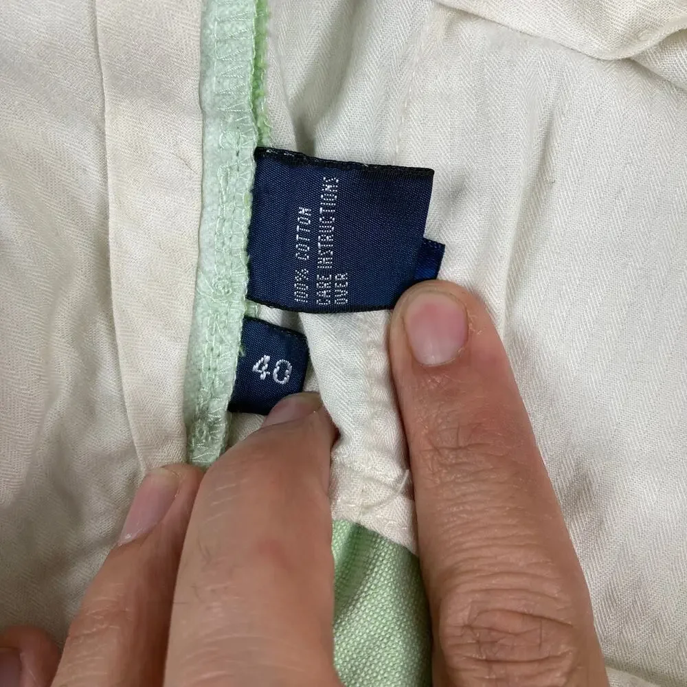 Polo Ralph Lauren Shorts Mens Size‎ 40 Light Green Chino Casual Summer Classic